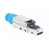 Intellinet Cat8.1 40G Shielded Toolless RJ45 Modular Plug Blue Male