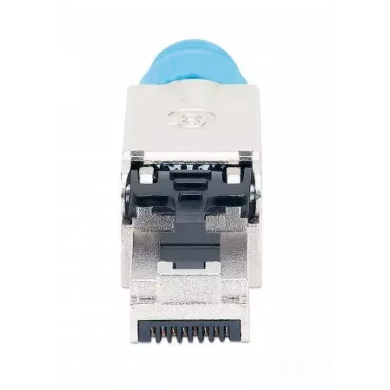 Intellinet Cat8.1 40G Shielded Toolless RJ45 Modular Plug Blue Male