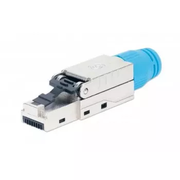 Intellinet Cat8.1 40G Shielded Toolless RJ45 Modular Plug Blue Male