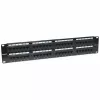 Intellinet Patch Panel, Cat6, UTP, 48-Port, 2U, Black