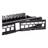 Techly Modular Patch Panel 24 Places UTP with Removable Modules 1 Unit Black