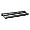 Techly Modular Patch Panel 24 Places UTP with Removable Modules 1 Unit Black