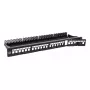 Techly Modular Patch Panel 24 Places UTP with Removable Modules 1 Unit Black