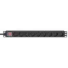 Intellinet 19 inch 1U Rackmount 9-Way PDU 16A On/Off 2m Power Cord