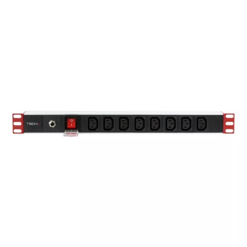 Power bar Techly Rack 19 inch Power Strip 1U 8 Outlets C13