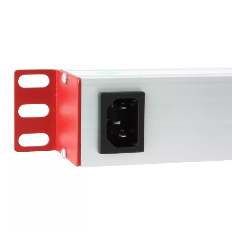 Power bar Techly Rack 19 inch Power Strip 1U 8 Outlets C13