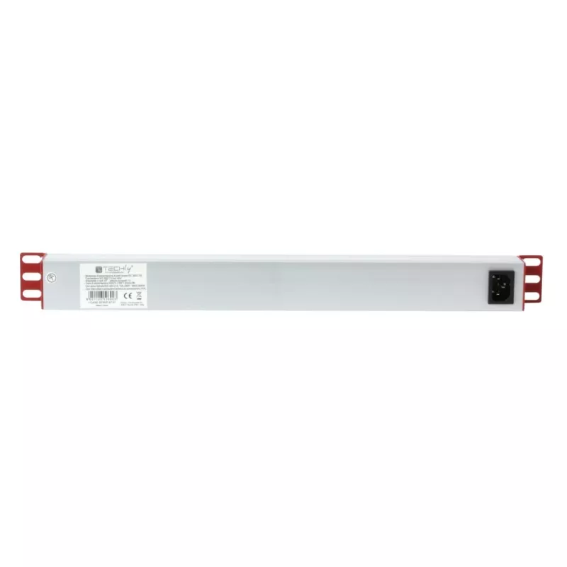 Power bar Techly Rack 19 inch Power Strip 1U 8 Outlets C13