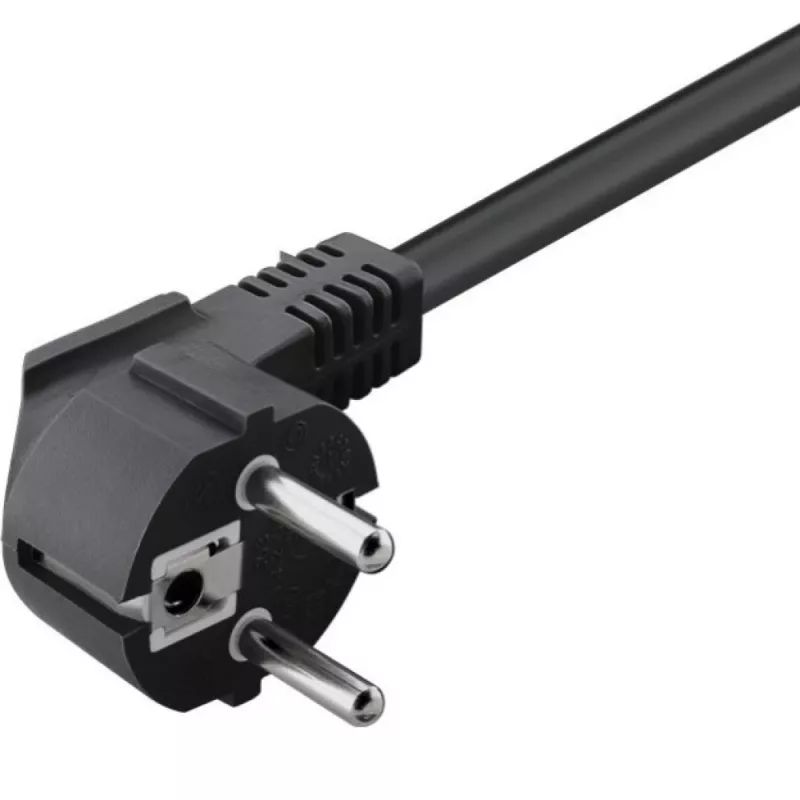 Techly Rack 19 inch Power Strip 8 Outlets Schuko Plug, Power bar, Black, 1.05 kg