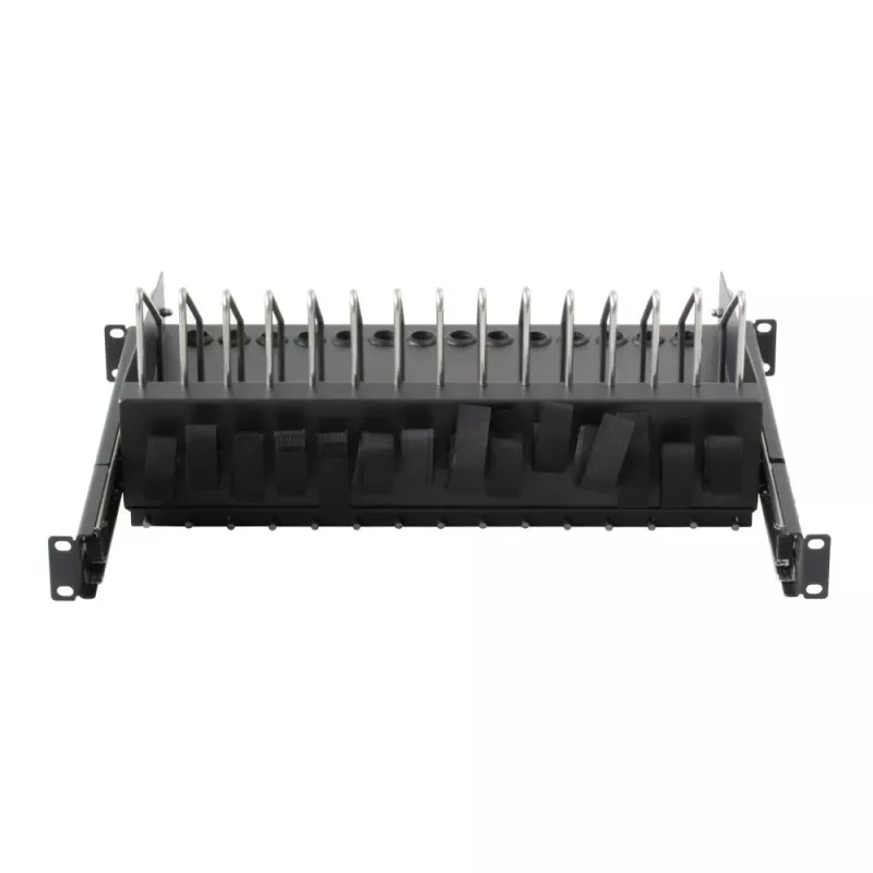 Rack shelf Techly I-CABINET-TRAY14BK Black 4U 19 inch