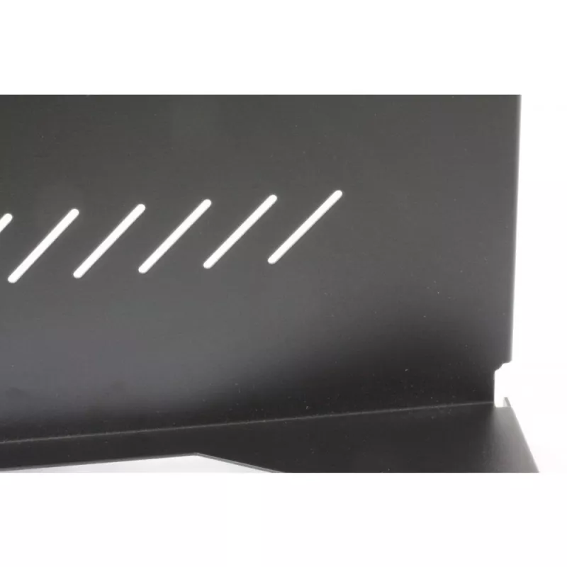 Rack shelf Techly I-CASE TRAY-150BK Black 1U 150mm Depth
