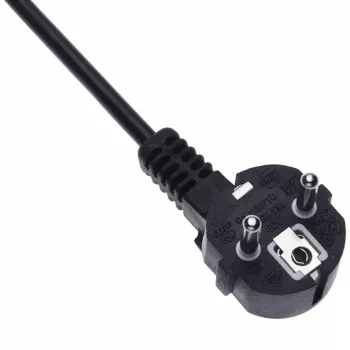 Power Strip Techly 9 Places 19 inch Rack Schuko Plug Switch 1U Black Red
