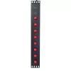 Techly 8 ways 19 inch Rack Power Strip with 8 ON/OFF Switches 1.5U