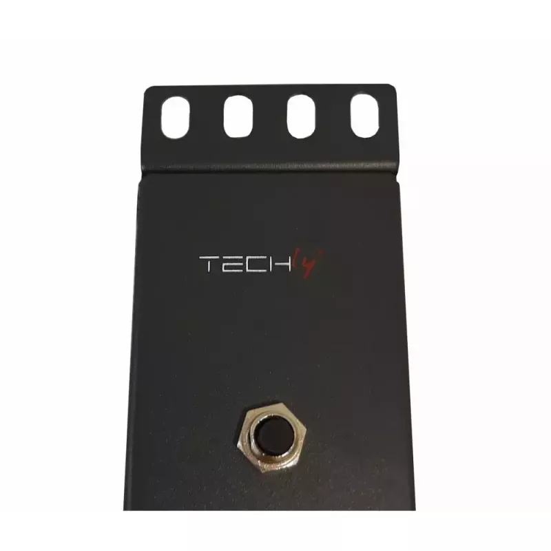 Techly 8 ways 19 inch Rack Power Strip with 8 ON/OFF Switches 1.5U