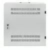 Intellinet Low-Profile 19 inch Wall Mount Cabinet with 4U Horizontal and 2U Vertical Rails Slim, Space-saving Enclosure with Only 170 mm (6.7 in.) Depth, Ideal for AV, Multimedia and Surveillance Applications, Assembled, Gray RAL 7035