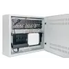 Intellinet Low-Profile 19 inch Wall Mount Cabinet with 4U Horizontal and 2U Vertical Rails Slim, Space-saving Enclosure with Only 170 mm (6.7 in.) Depth, Ideal for AV, Multimedia and Surveillance Applications, Assembled, Gray RAL 7035