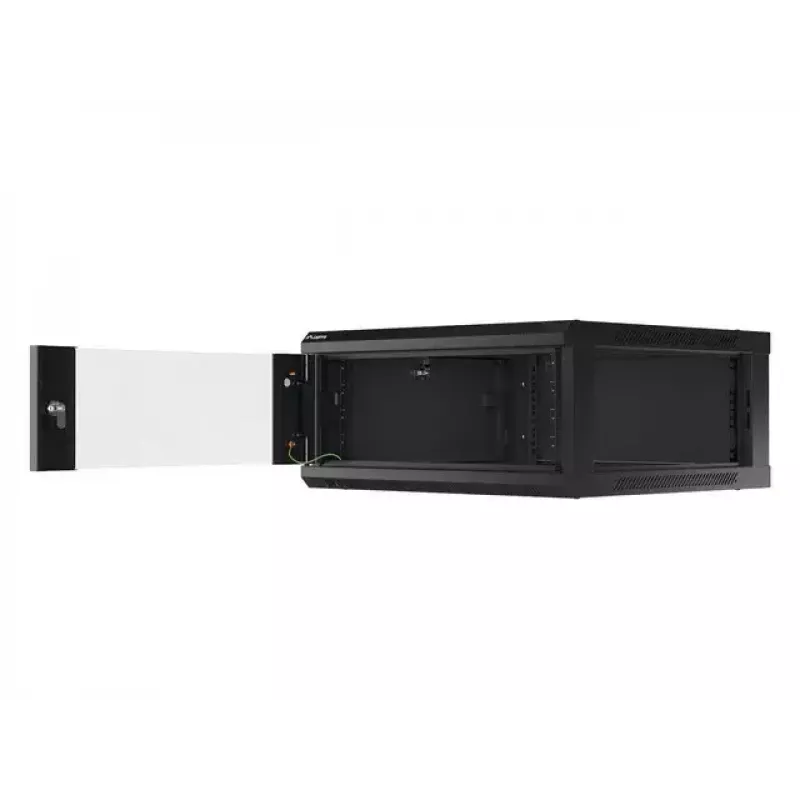 Wall mounted rack Lanberg WF01-6604-10B 4U Black