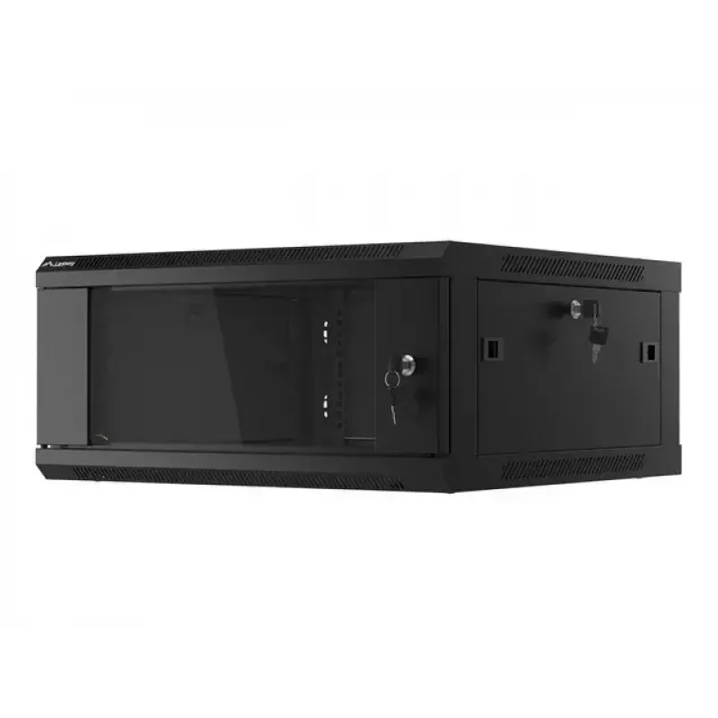 Wall mounted rack Lanberg WF01-6604-10B 4U Black