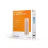 Indoor air quality monitor Netatmo Smart Indoor Air Quality Monitor — CO2 0–5000 ppm, temp 0–50°C, noise, Wi‑Fi/Bluetooth, AC powered, aluminium, rose gold