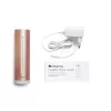 Indoor air quality monitor Netatmo Smart Indoor Air Quality Monitor — CO2 0–5000 ppm, temp 0–50°C, noise, Wi‑Fi/Bluetooth, AC powered, aluminium, rose gold
