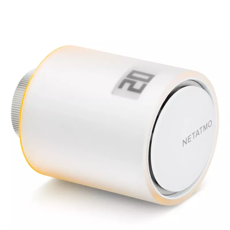 Netatmo Starter Pack - Smart Radiator Valves, White, 0 - 50 °C, 2400 MHz, 100 m, 5 - 30 °C, °C