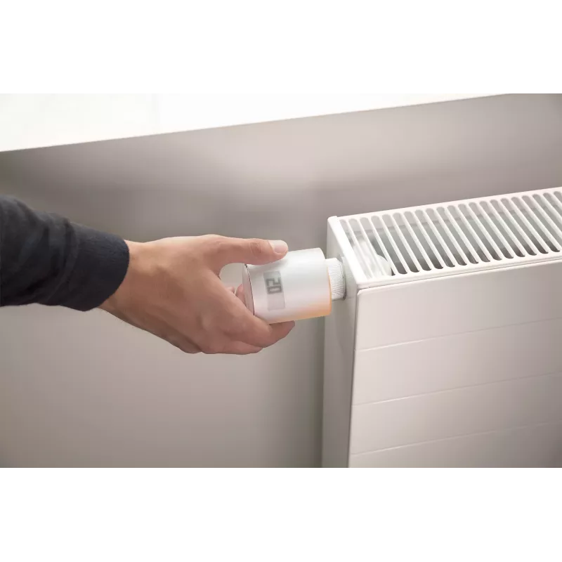 Netatmo Starter Pack - Smart Radiator Valves, White, 0 - 50 °C, 2400 MHz, 100 m, 5 - 30 °C, °C