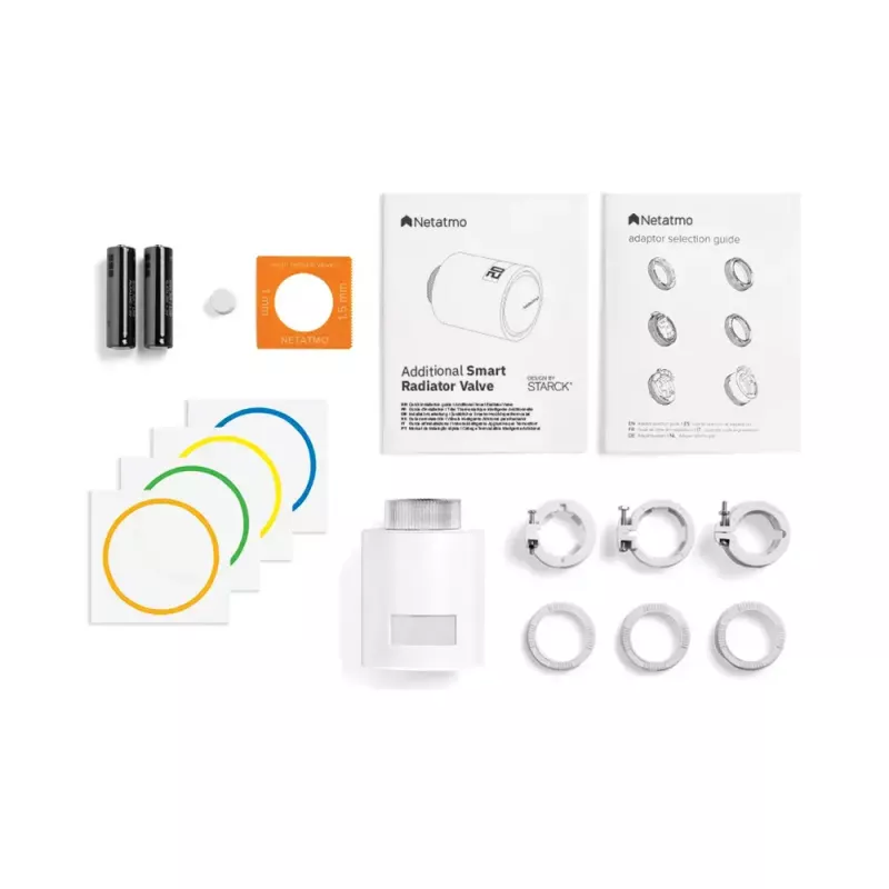 Netatmo Pack: Smart Thermostat + 3 Additional Smart Radiator Valves