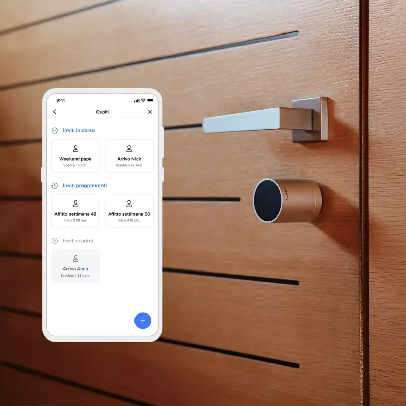 Smart door lock Netatmo NDL-EC Keyless Black Grey