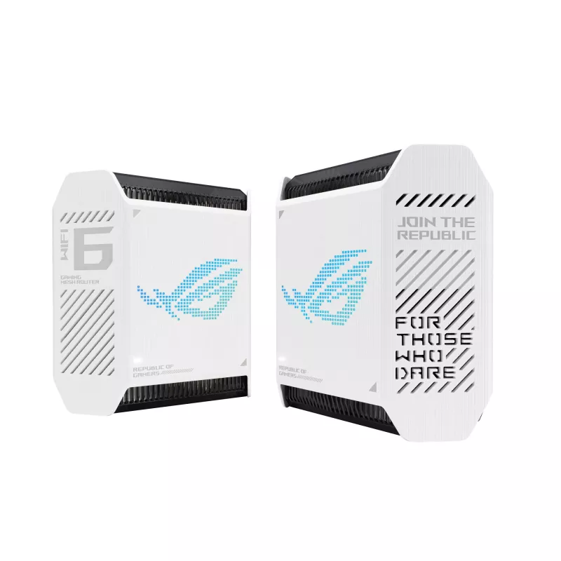 ASUS ROG Rapture GT6 (W-2-PK) Tri-band (2.4 GHz / 5 GHz / 5 GHz) Wi-Fi 6 (802.11ax) White 4 Internal