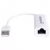 Manhattan USB-A Fast Ethernet Adapter, 10/100 Mbps Network, 480 Mbps (USB 2.0), Hi-Speed USB, RJ45, White, Three Year Warranty