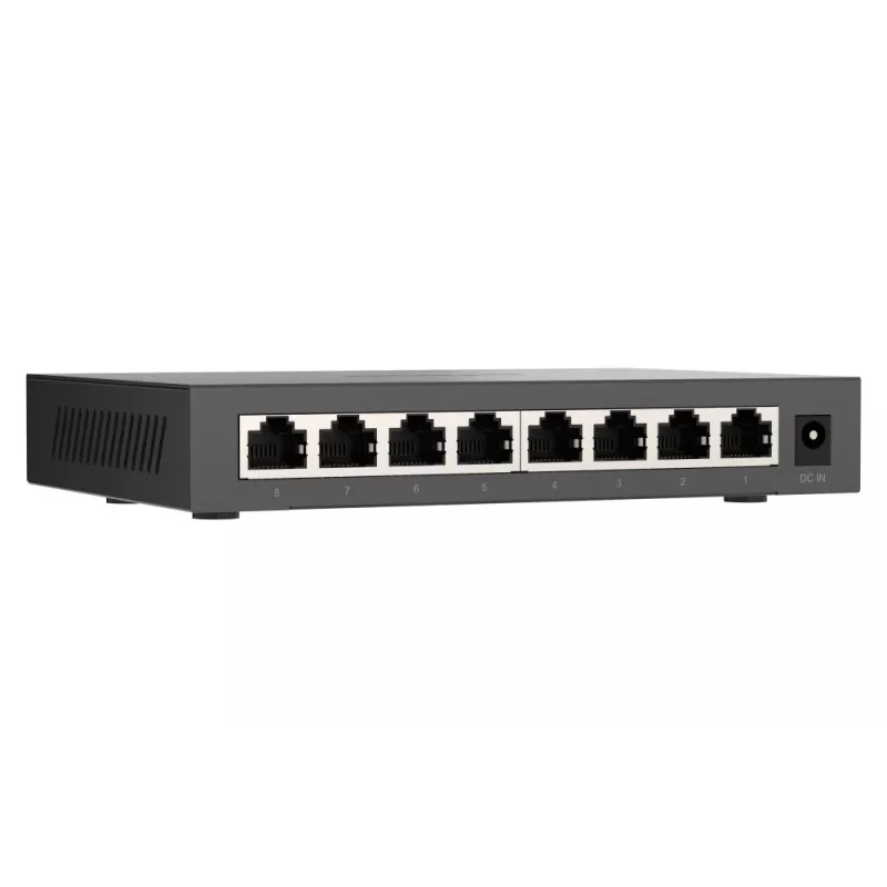 QNAP QSW-1108-8T-R2 network switch Unmanaged 2.5G Ethernet (100/1000/2500) Desktop Black