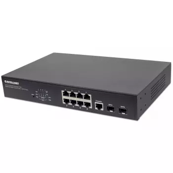 Managed Switch Intellinet 8-Port Gigabit Ethernet PoE+ with 2 SFP Ports