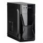 PC case Akyga AK13BK Micro Tower — ATX/Micro-ATX, 3×3.5 inch bays, 3×2.5 inch bays, top PSU, USB 3.2 Gen1×2, max GPU 385 mm, black