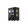 PC case KRUX VAKO KRX0132 ATX black — tempered glass, RGB, supports Mini‑ATX, GPU up to 31 cm, CPU cooler up to 15.9 cm