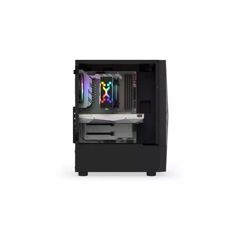 PC case KRUX VAKO KRX0132 ATX black — tempered glass, RGB, supports Mini‑ATX, GPU up to 31 cm, CPU cooler up to 15.9 cm