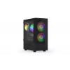 PC case KRUX VAKO KRX0132 ATX black — tempered glass, RGB, supports Mini‑ATX, GPU up to 31 cm, CPU cooler up to 15.9 cm