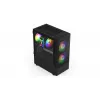 PC case KRUX VAKO KRX0132 ATX black — tempered glass, RGB, supports Mini‑ATX, GPU up to 31 cm, CPU cooler up to 15.9 cm