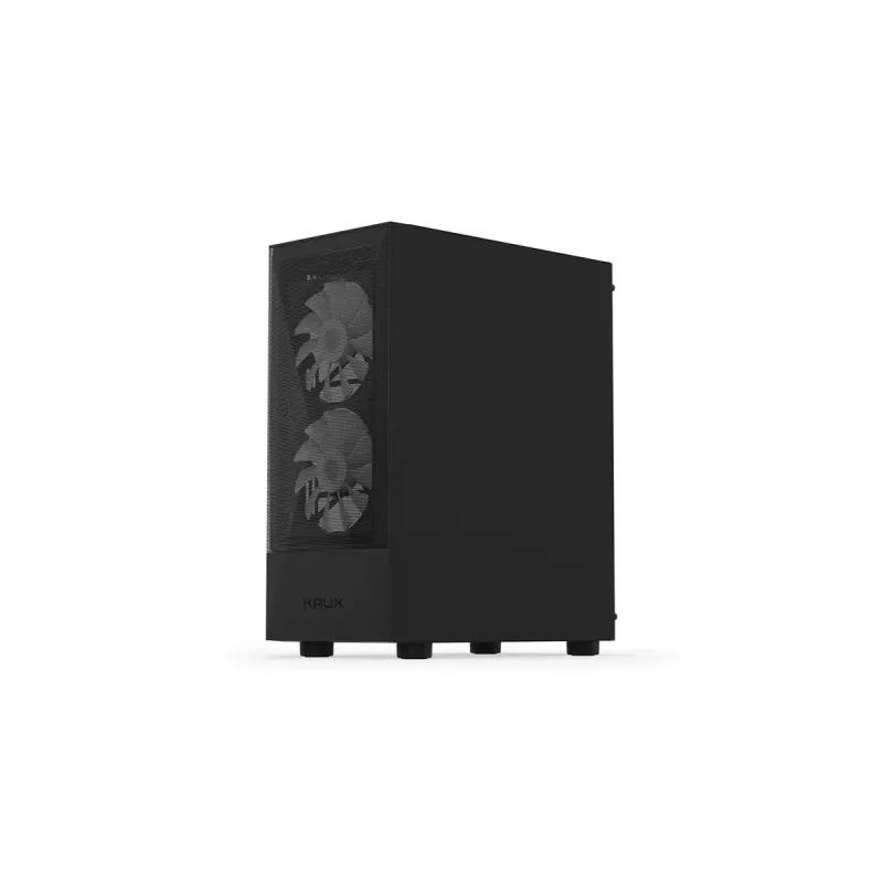 PC case KRUX VAKO KRX0132 ATX black — tempered glass, RGB, supports Mini‑ATX, GPU up to 31 cm, CPU cooler up to 15.9 cm
