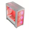 PC Case MODECOM VOLCANO EXPANSE S APEX ARGB Midi Tower White — tempered glass, ARGB, supports micro ATX, GPU up to 430 mm