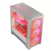 PC Case MODECOM VOLCANO EXPANSE S APEX ARGB Midi Tower White — tempered glass, ARGB, supports micro ATX, GPU up to 430 mm