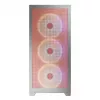 PC Case MODECOM VOLCANO EXPANSE S APEX ARGB Midi Tower White — tempered glass, ARGB, supports micro ATX, GPU up to 430 mm