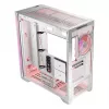 PC Case MODECOM VOLCANO EXPANSE T APEX ARGB MIDI White — tempered glass, ARGB, USB-C, supports micro‑ATX, GPU up to 430 mm