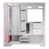 PC Case MODECOM VOLCANO EXPANSE T APEX ARGB MIDI White — tempered glass, ARGB, USB-C, supports micro‑ATX, GPU up to 430 mm