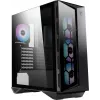 MSI MPG GUNGNIR 110R Mid Tower Gaming Computer Case Black, USB 3.2 Gen2 Type C, 4x 120mm ARGB Fan, Mystic Light Sync, 1 to 6 ARGB Control board, 2x Tempered Glass Panels, ATX, mATX, mini-ITX