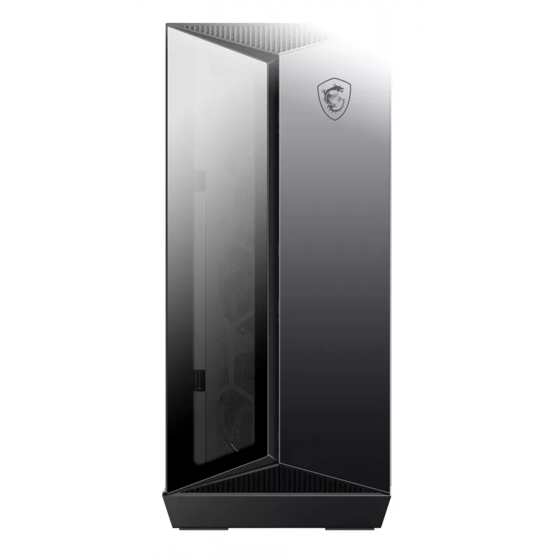 MSI MPG GUNGNIR 110R Mid Tower Gaming Computer Case Black, USB 3.2 Gen2 Type C, 4x 120mm ARGB Fan, Mystic Light Sync, 1 to 6 ARGB Control board, 2x Tempered Glass Panels, ATX, mATX, mini-ITX