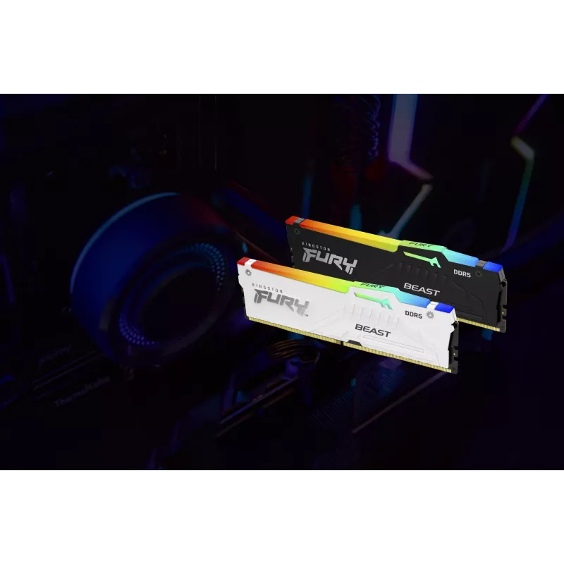 Kingston Technology FURY Beast 128GB 5600MT/s DDR5 CL36 DIMM (Kit of 2) RGB