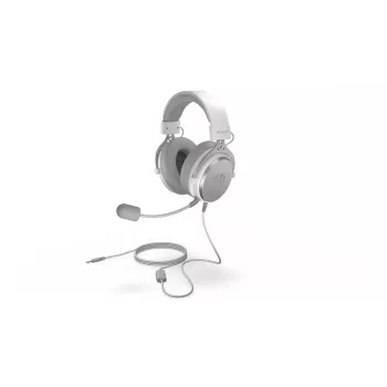 Wired binaural headset ENDORFY VIRO Plus USB Onyx White — 5.3 cm drivers, 20–20000 Hz, 98 dB, 32 Ω, detachable boom mic, 2.9 m cable
