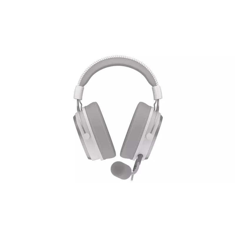 Wired binaural headset ENDORFY VIRO Plus USB Onyx White — 5.3 cm drivers, 20–20000 Hz, 98 dB, 32 Ω, detachable boom mic, 2.9 m cable