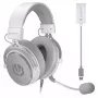 Wired binaural headset ENDORFY VIRO Plus USB Onyx White — 5.3 cm drivers, 20–20000 Hz, 98 dB, 32 Ω, detachable boom mic, 2.9 m cable