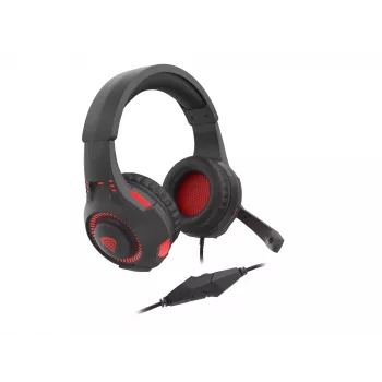 GENESIS Radon 210 Headset Wired Head-band Gaming USB Type-A Black, Red