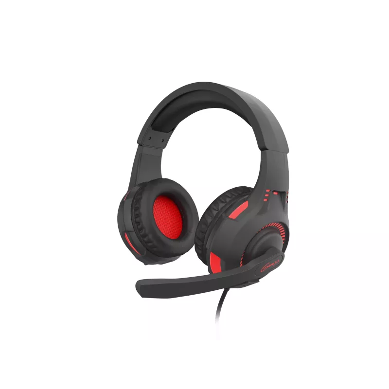 GENESIS Radon 210 Headset Wired Head-band Gaming USB Type-A Black, Red